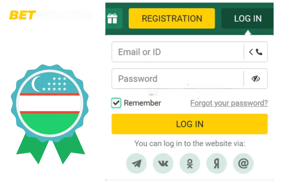 Betwinner Social Media Login