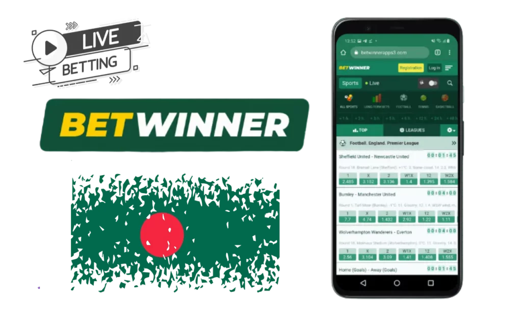 Betwinner বাজি