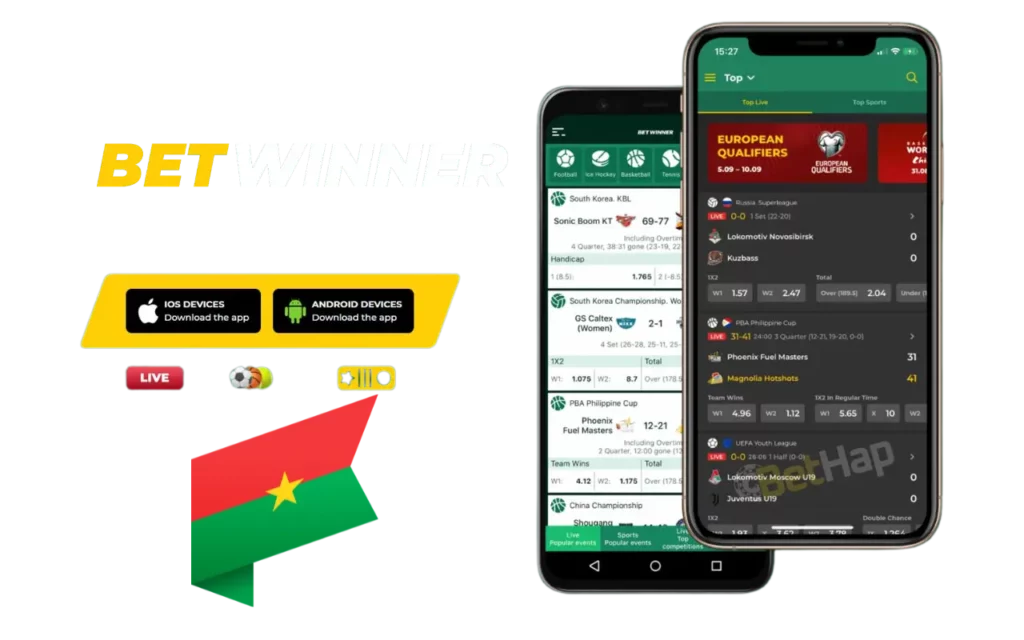 Application mobile Betwinner